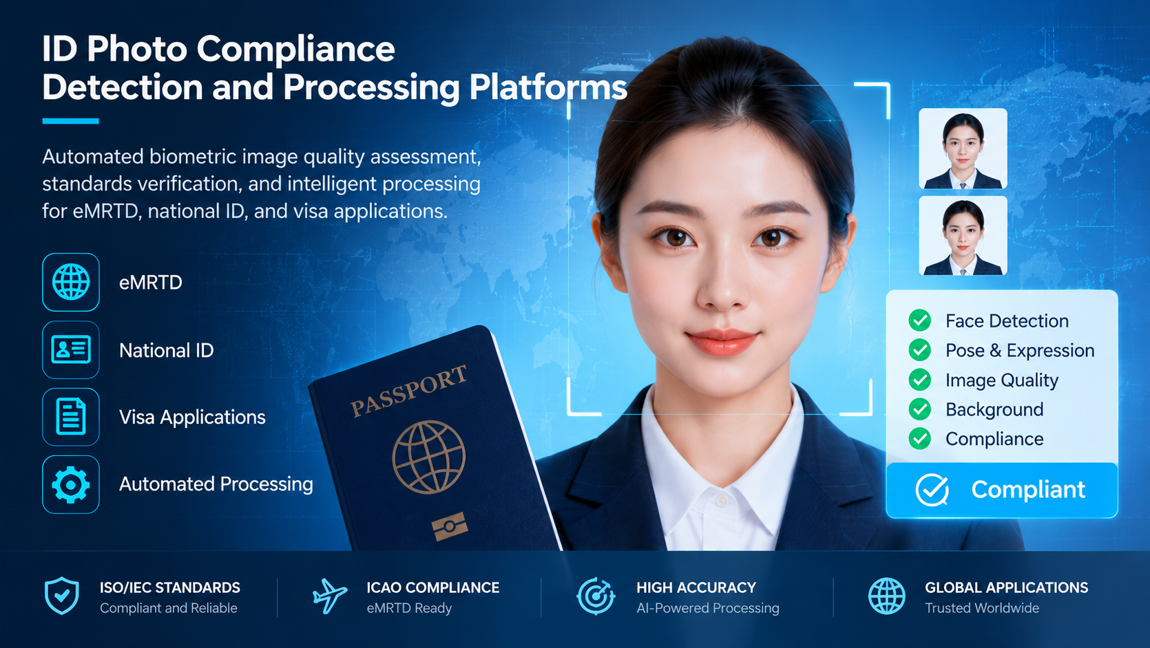 <span style="font-size: x-large;">Intelligent ID Photo Compliance &amp; Processing Platform</span>